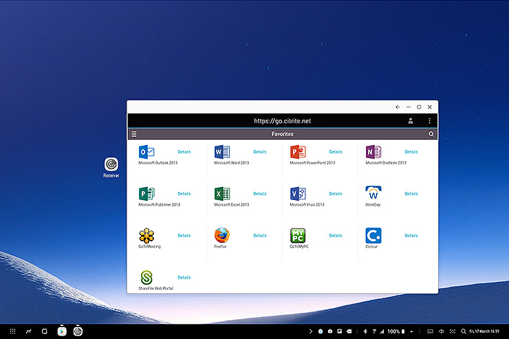Citrix Receiver abilita l’esperienza Samsung DeX