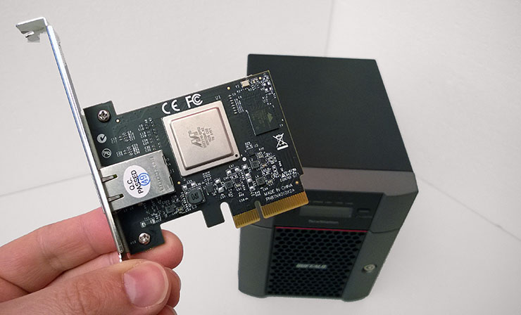 Buffalo TS5410DN, interfaccia a 10 Gbps e performance al top