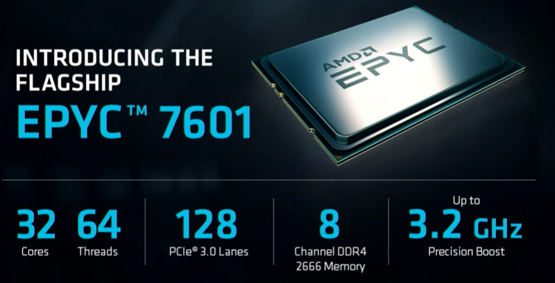 AMD EPYC 7000, la rivoluzione dei datacenter