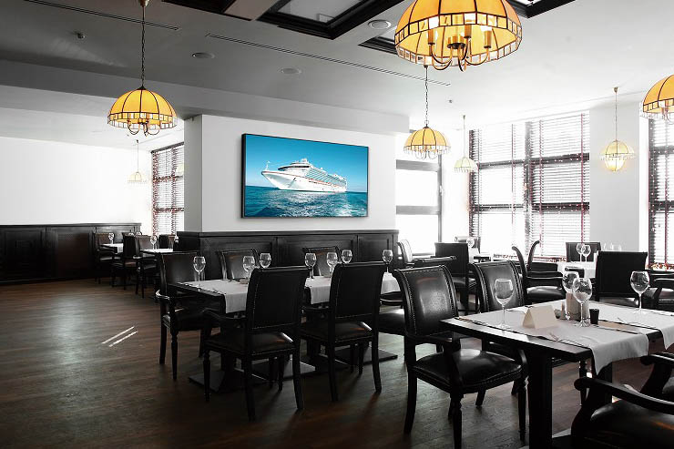 Panasonic full HD SF2, digital signage indoor al top 24/7