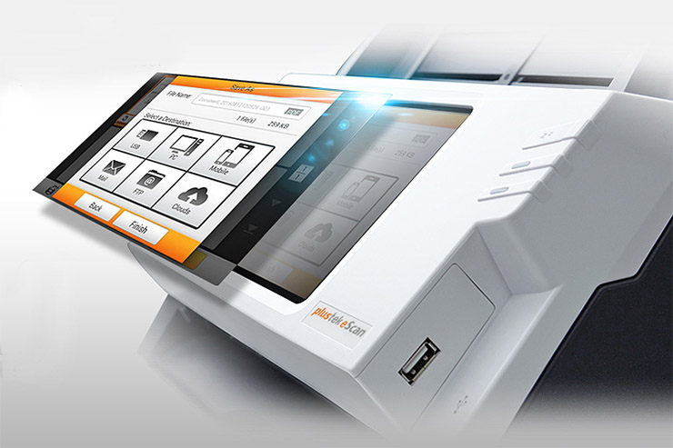 Plustek eScan A250, scanner standalone con supporto DMS