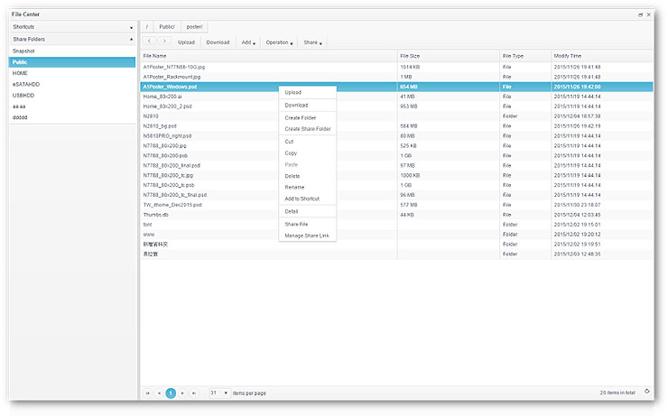 ThecusOS 7.0, una GUI convincente e più performance