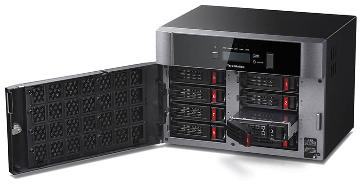 Buffalo TS5810DN, connettività 10 GbE e capacità sino a 64 TByte