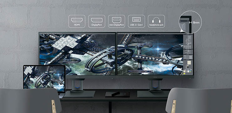 BenQ PD2500Q, il display professionale calibrato in fabbrica