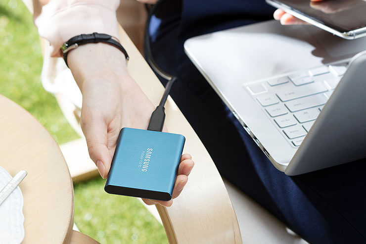Samsung SSD T5, storage portatile ultraveloce V-NAND