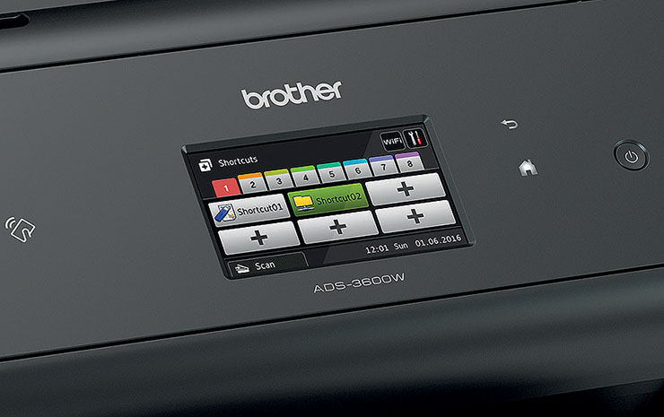 Brother ADS-3600W, network scanner compatto per le imprese