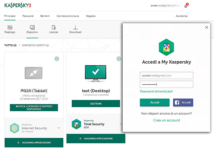 Kaspersky Total Security 2018 protegge i dati e la privacy