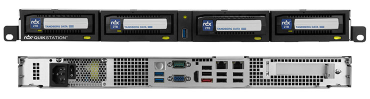 Overland-Tandberg RDX QuikStation 4, backup rimovibile affidabile