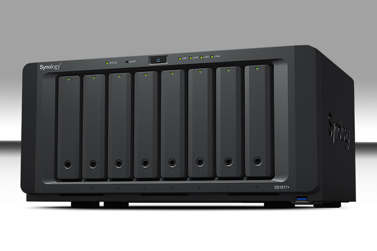 Synology DS1817+, NAS 8 bay con supporto BTRFS e VM