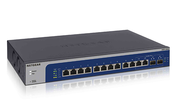 Netgear XS512EM e XS724EM, switch a cinque velocità