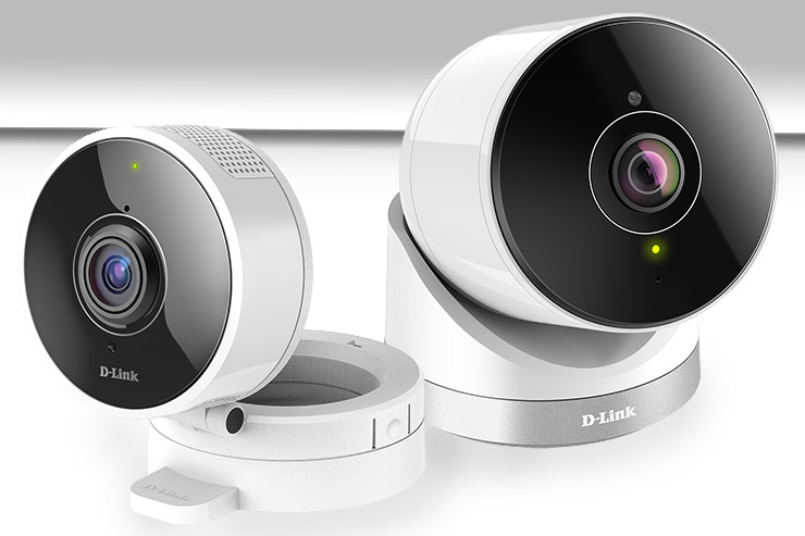 D-Link DCS-8100LH e DCS-2670L, videocamere 180° compatte