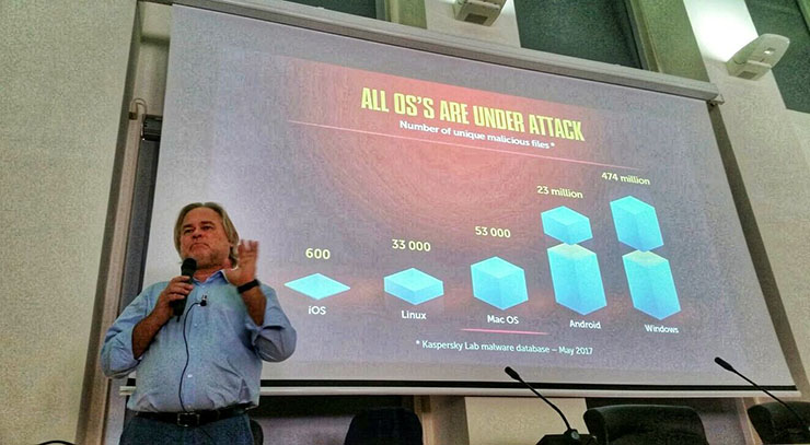 La Sapienza di Roma, Eugene Kaspersky incontra gli studenti