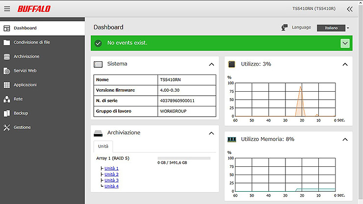 Nuovo firmware 4.00, più funzionalità per i NAS Buffalo