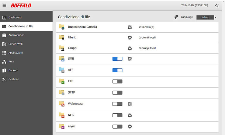 Nuovo firmware 4.00, più funzionalità per i NAS Buffalo