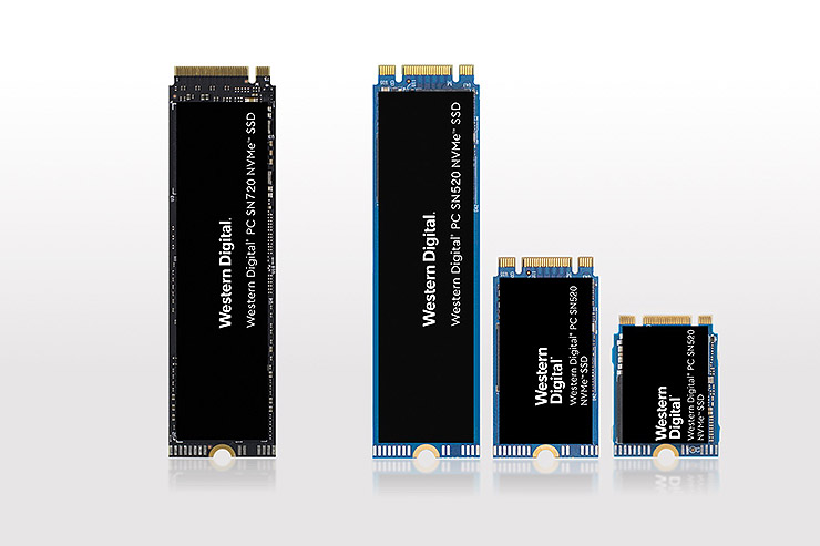 Western Digital SN720 e SN520, evoluto storage NVMe