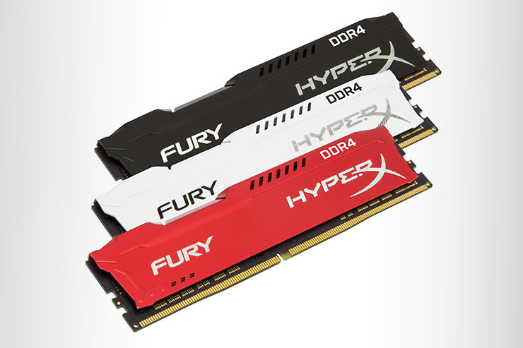 HyperX, nuovi moduli RAM Fury e Impact DDR4