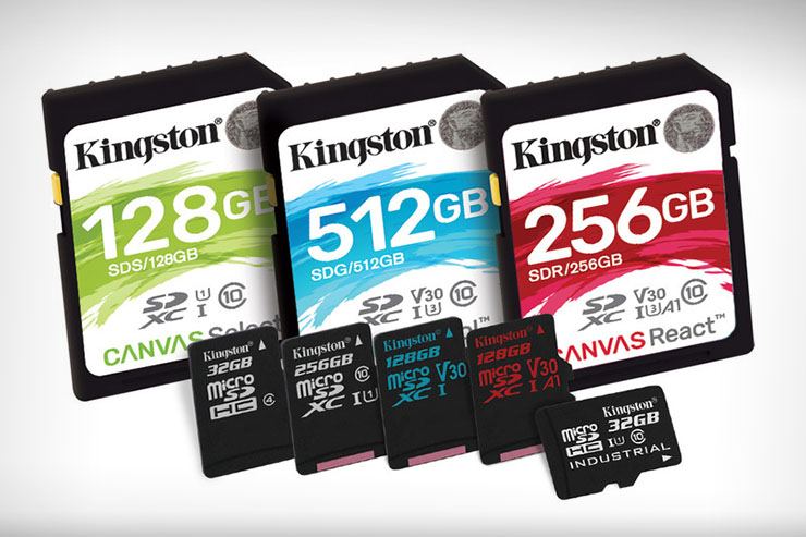 Select, Go! e React: le nuove schede di Kingston Digital Select, Go! e React: le nuove schede di Kingston Digital