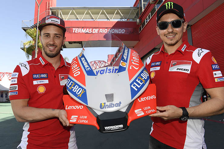 Lenovo insieme a Ducati in gara al MotoGP 2018