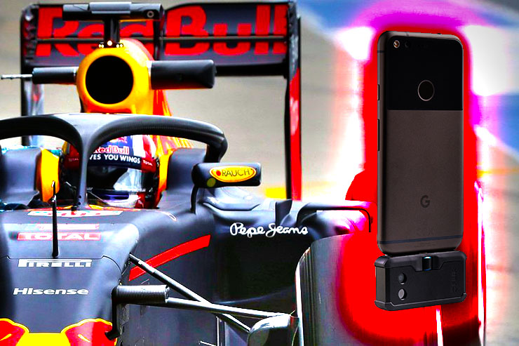 I vantaggi di FLIR ONE Pro per Aston Martin Red Bull Racing
