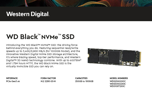 WD Black 3D NVMe, veloce storage M.2 per enthusiast