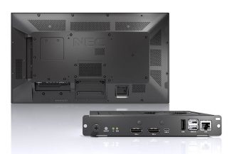 Novità NEC Display Solutions: slot-in PC per applicazioni signage