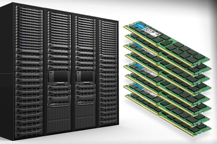 Crucial, arrivano i nuovi moduli RDIMM DDR4 per server
