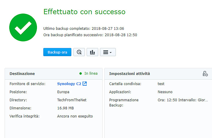 Synology C2, il backup cloud facile a portata di PMI