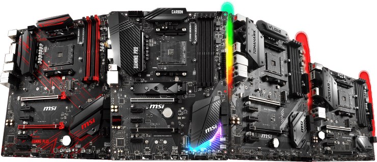 MSI, nuove motherboard B450 per sistemi AMD