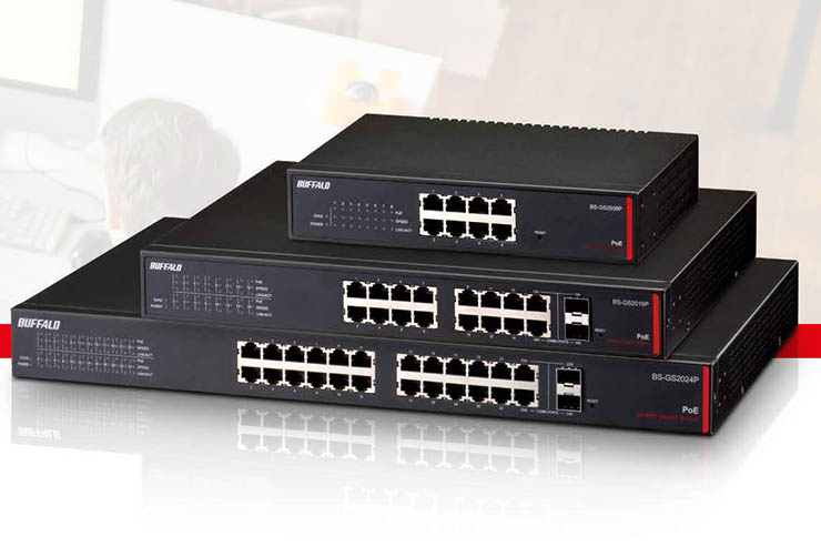 Buffalo BS-GSP e BS-GS, due nuove serie di Web Smart Switch