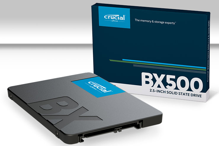Con il nuovo BX500 si amplia il portfolio SSD del brand Crucial