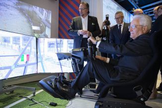Cent'anni di Ericsson in Italia, Sergio Mattarella in visita