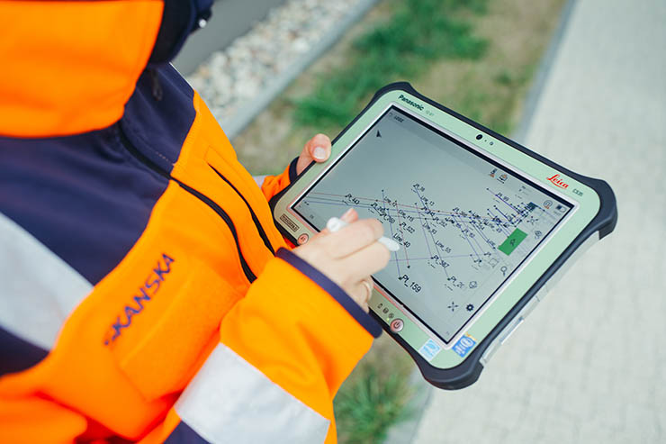 Skanska sceglie i Toughpad FZ-G1 Panasonic per i cantieri