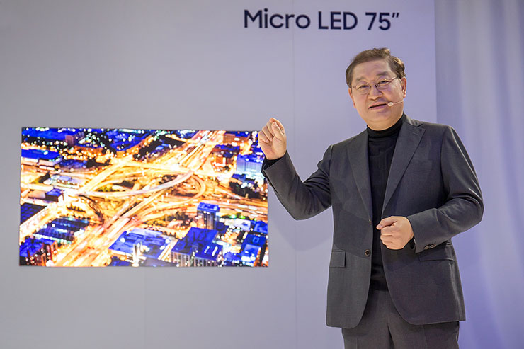 Samsung, al CES 2019 gli schermi del futuro con Micro LED