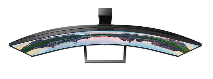 Philips 499P9H, il display curvo da 49” per la produttività
