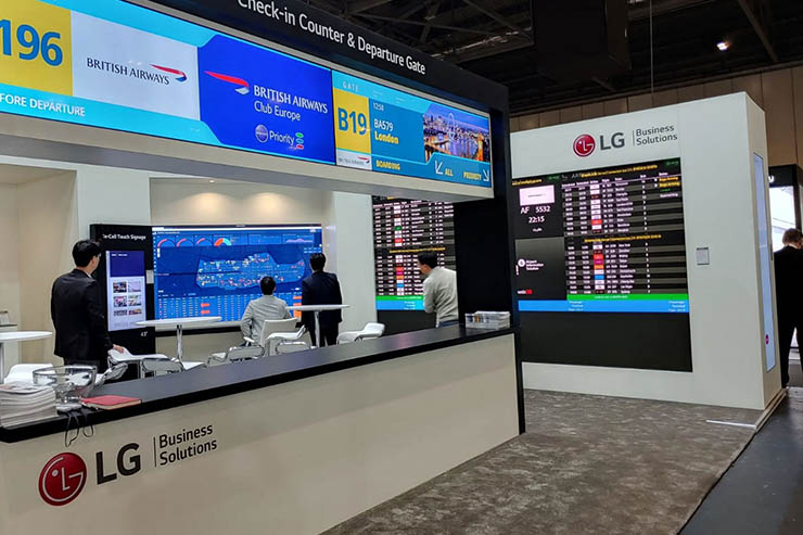 L’innovazione delle soluzioni LG per il settore aeroportuale