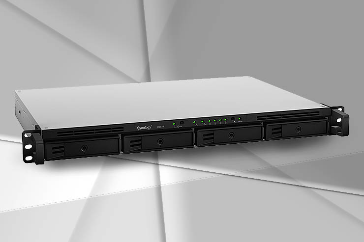 Synology RS819, NAS rack compatto con tecnologia snapshot