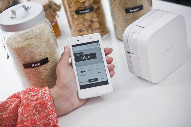 Brother P-touch CUBE, etichette e nastri in mobilità