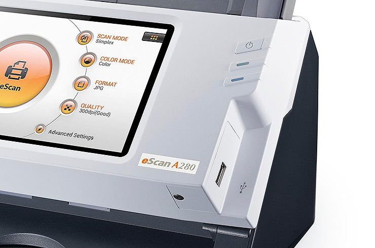 Plustek eScan A280, il network scanner conveniente per le PMI