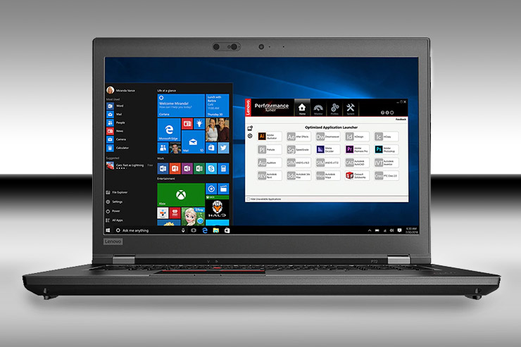 Lenovo ThinkPad P72, sfida aperta alle workstation desktop