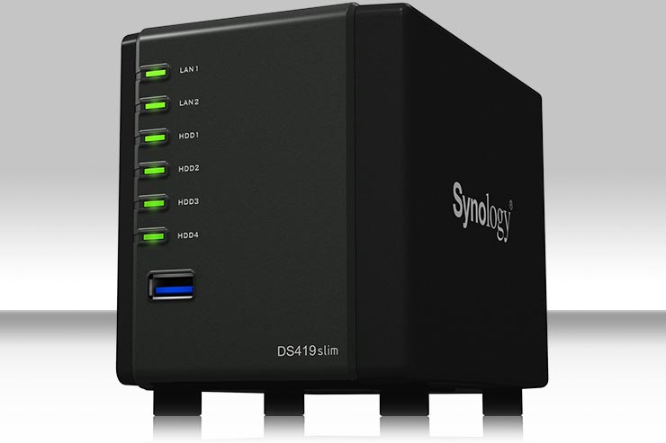 Synology DS419slim, consumi contenuti con i drive da 2,5” Synology DS419slim, consumi contenuti con i drive da 2,5”