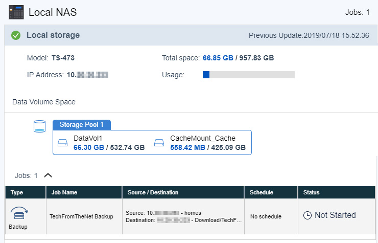 QNAP QTS 4.4.1, la protezione del dato e il backup ibrido