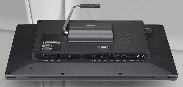 Shuttle XPC P90U, il barebone touch-screen fanless