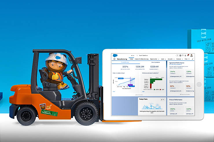 Salesforce Manufacturing Cloud facilita le attività dei team