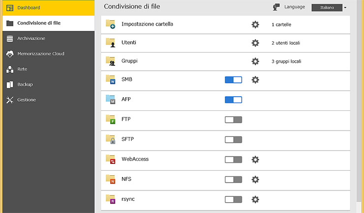 Buffalo TS6400DN, snapshot e gestione iSCSI a 10 Gbps