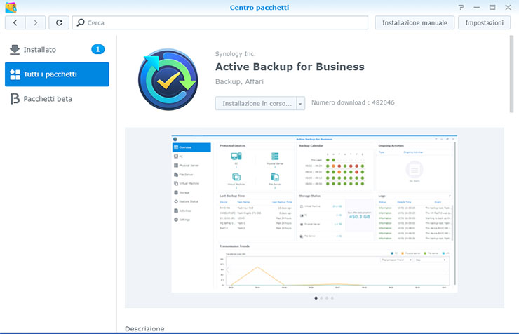 Synology Active Backup for Business mette al sicuro i dati