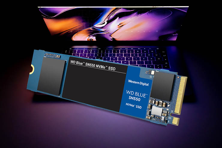 WD Blue SN550 NVMe, per postazioni ad alte performance
