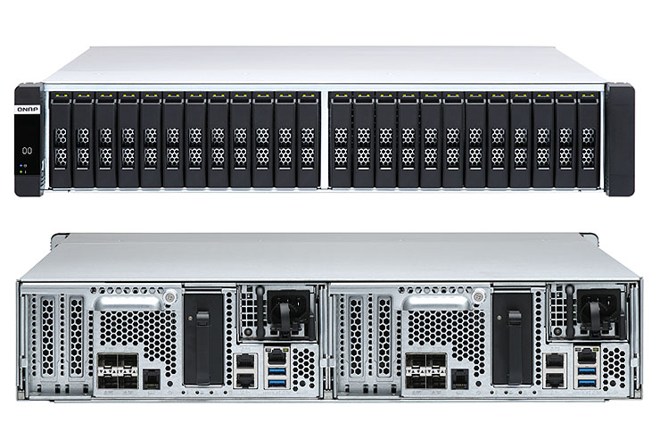 QNAP ES2486dc, storage enterprise high-availability dual controller QNAP ES2486dc, storage enterprise high-availability dual controller