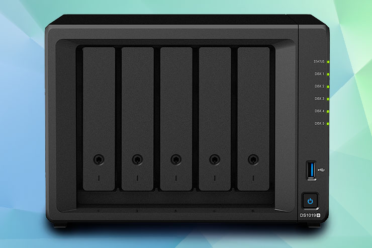 Synology DiskStation DS1019+, 5 bay per piccoli uffici