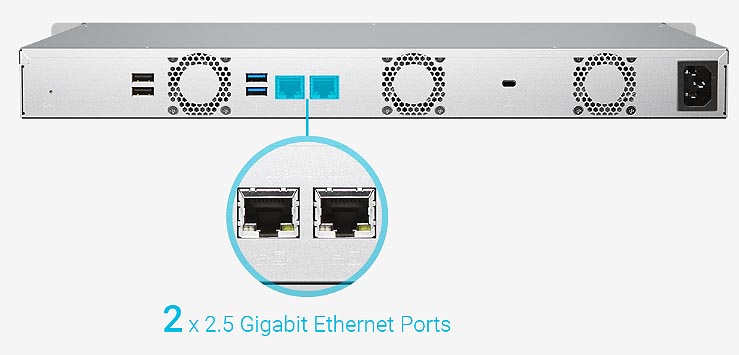Storage NAS rackmount a profondità ridotta