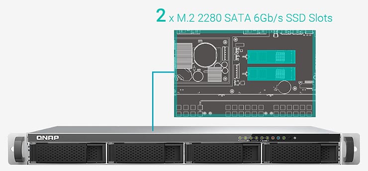 Storage NAS rackmount a profondità ridotta